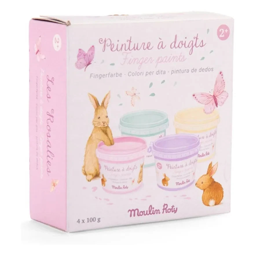 Moulin Roty - Pastel parmak boyaları Les Rosalies