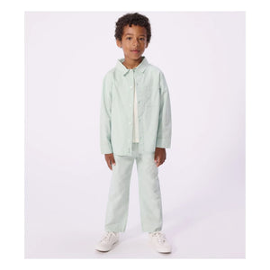 Petit Bateau - Salbei | Einfaches Leinenhemd