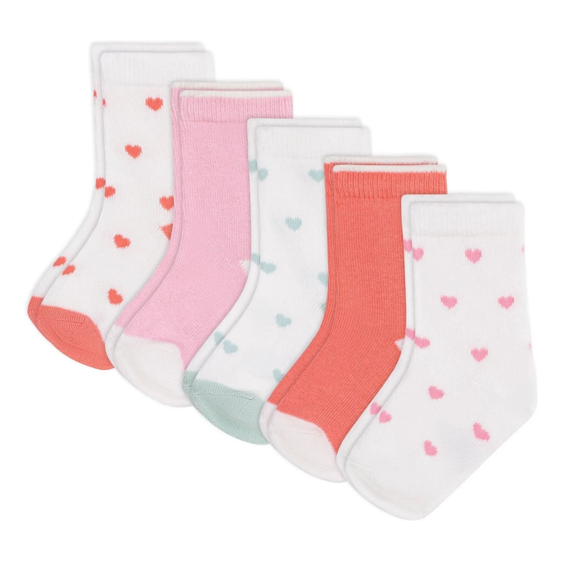 Petit Bateau - 5 Paar Herz-Socken | Ecru