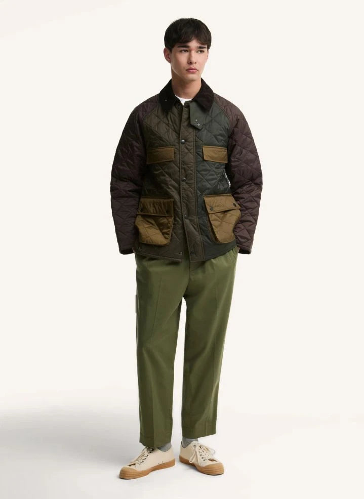 Barbour - Bedale SugarLump Quilted Jacket | Khaki