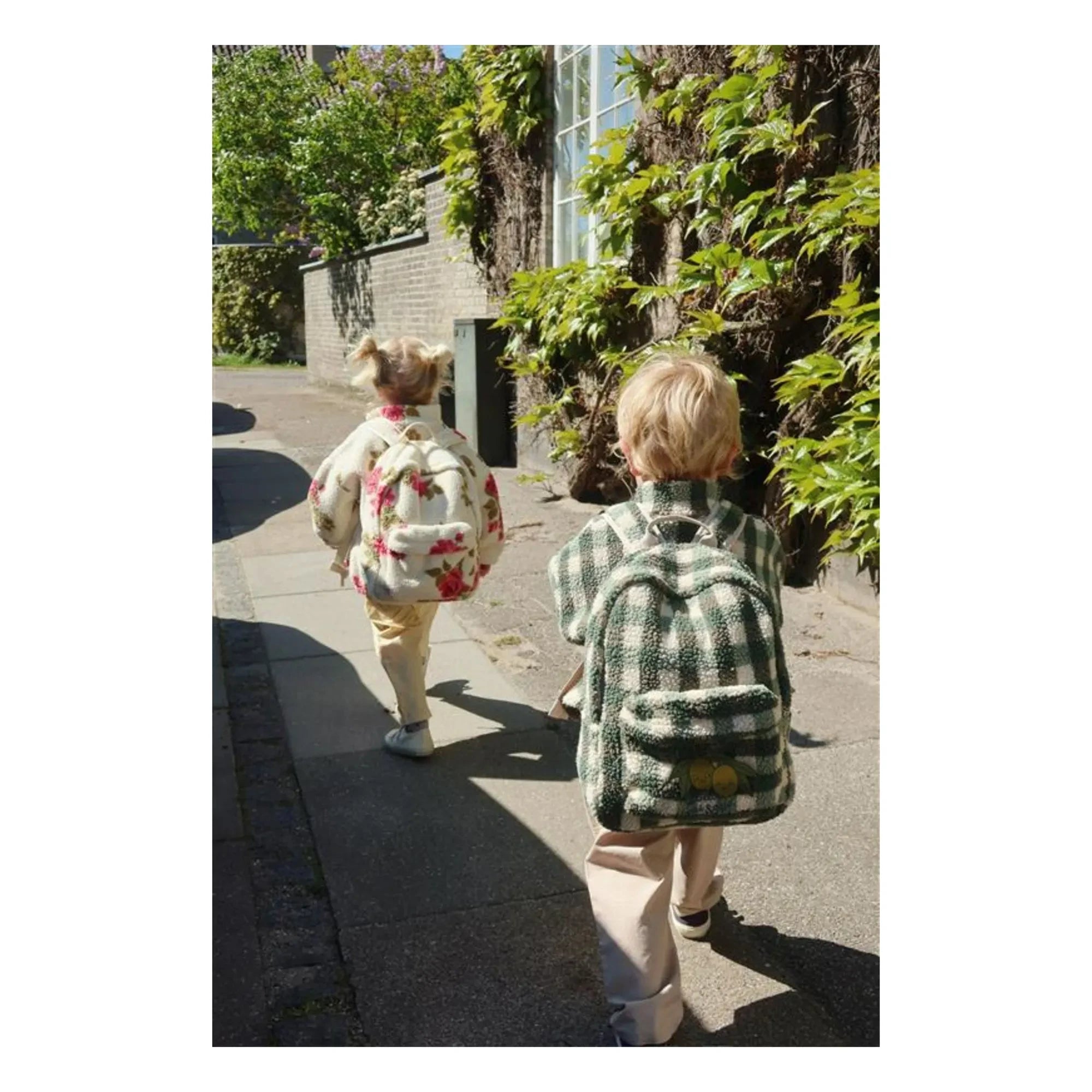 Konges Sløjd - Recycled Fiber Sherpa Jody Checkered Jacket | Green
