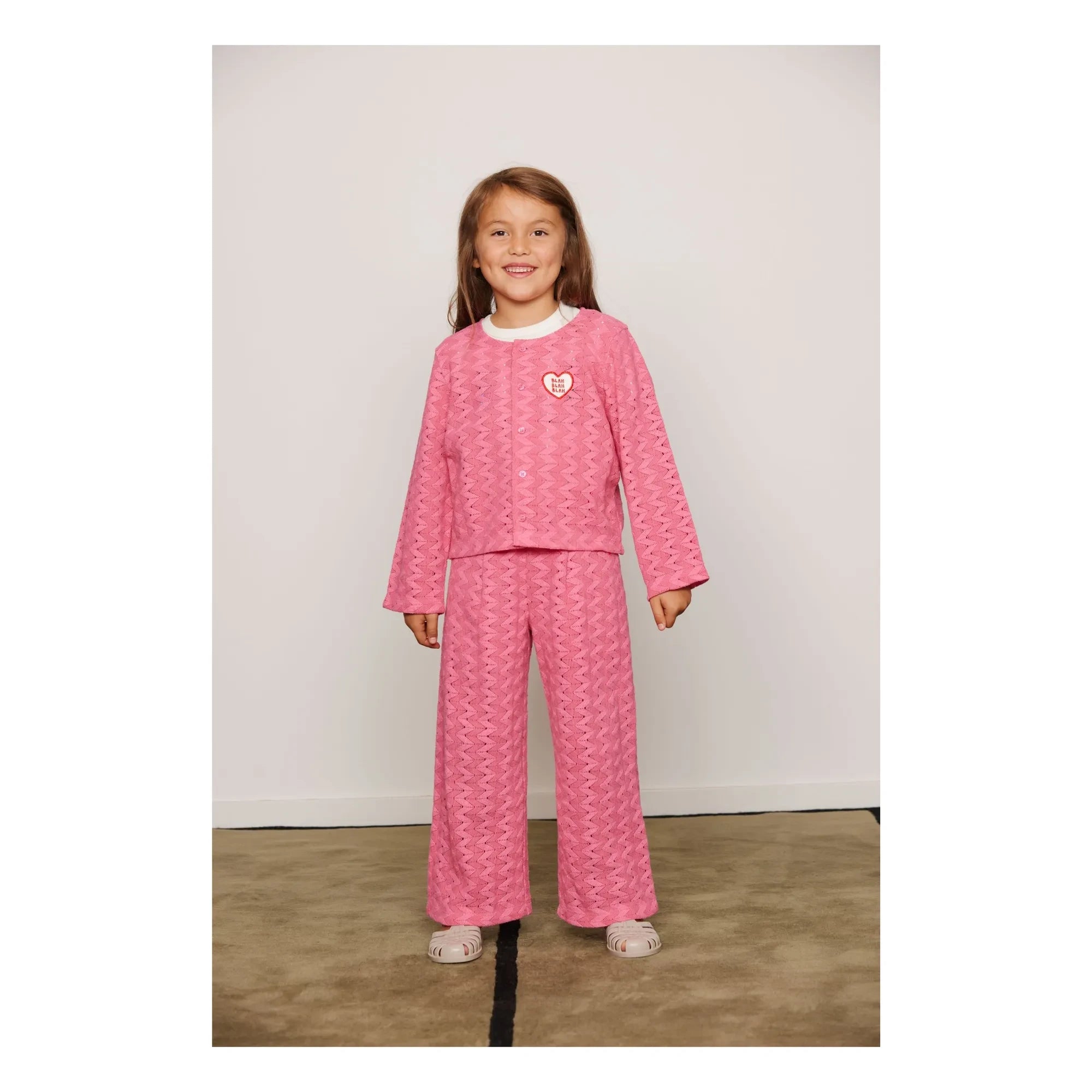 Mini Rodini - Organik Pamuk Dantel Pantolon | Pembe