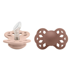 Bibs - Infinity anatomik emzik uçları - 2’li Set | Terracotta