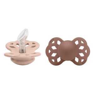 Bibs - Infinity anatomik emzik uçları - 2’li Set | Terracotta