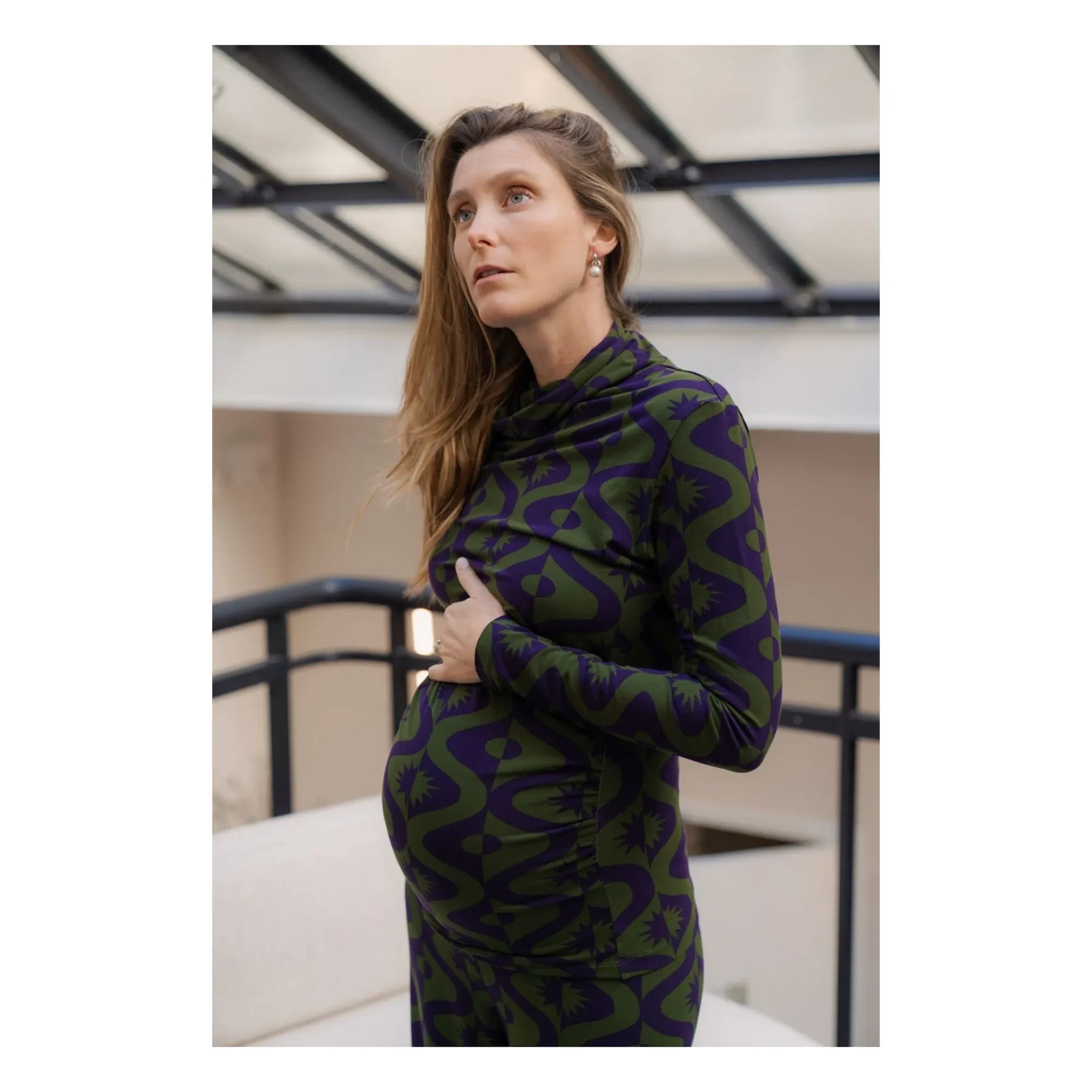 Paloma Collection - Mathilda Full Moon Hamile Üstü | Mor