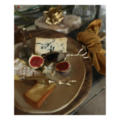 Doing Goods - Cheese Bıçakları - 3’lü Set | Altın kahverengi