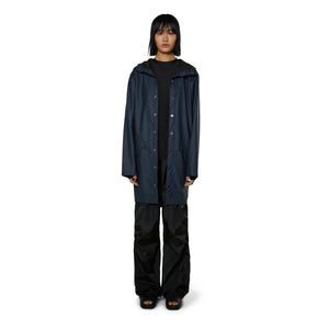 Rains - Unisex Uzun Su Geçirmez Waxcoat | Lacivert