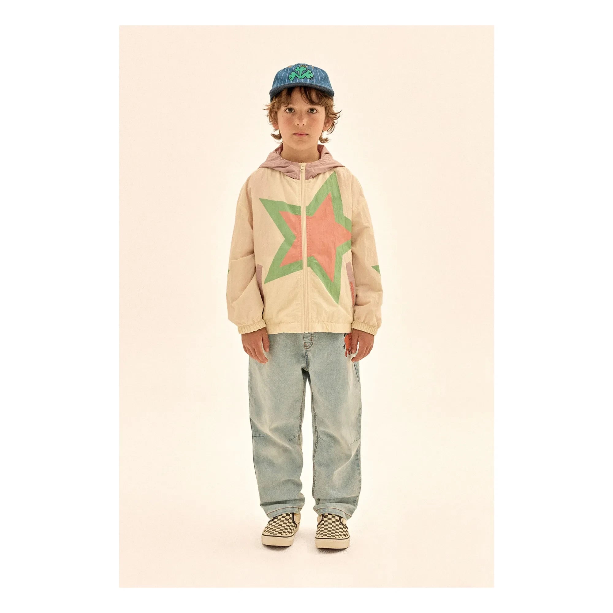 Jelly Mallow - Star Windbreaker | Ivory