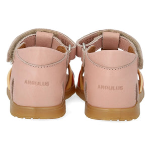 Angulus – Farbblock-Sandalen | Hellrosa