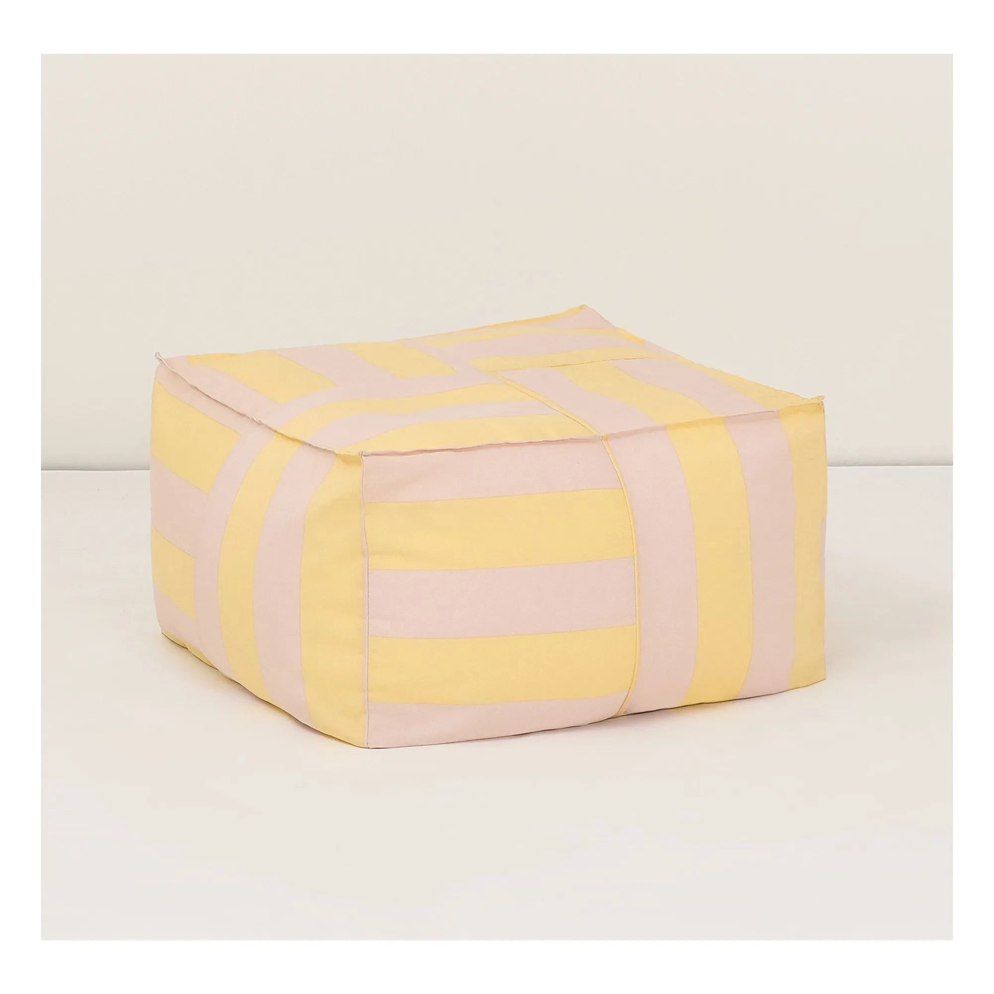 Nobodinoz - Outdoor Ottoman pouf Otto | Yellow