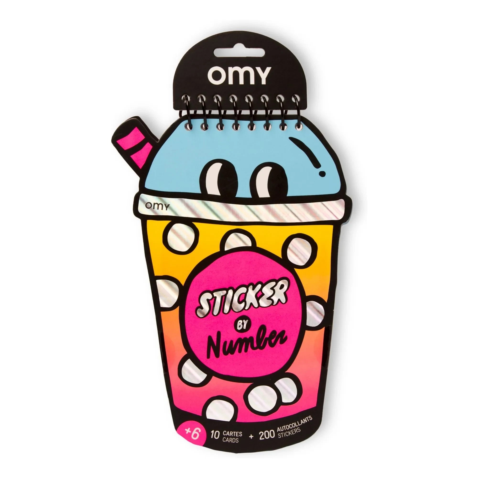 Omy - Bubble Tea Sticker-Aktivitätsbuch