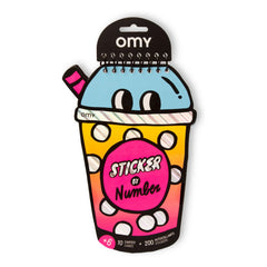 Omy - Bubble Tea Sticker Activity Book