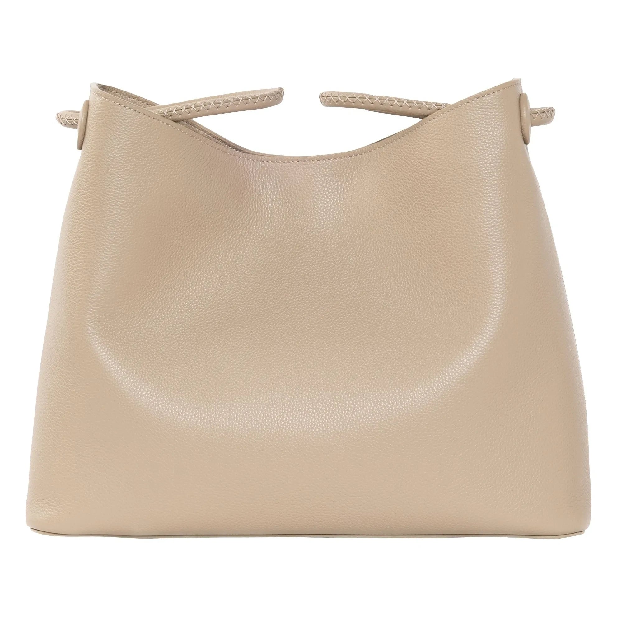Handing - Vosges Grainé leather bag | Powder brown