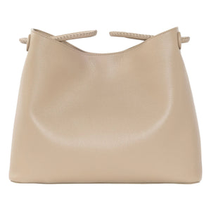 Handing - Vosges Grainé leather bag | Powder brown