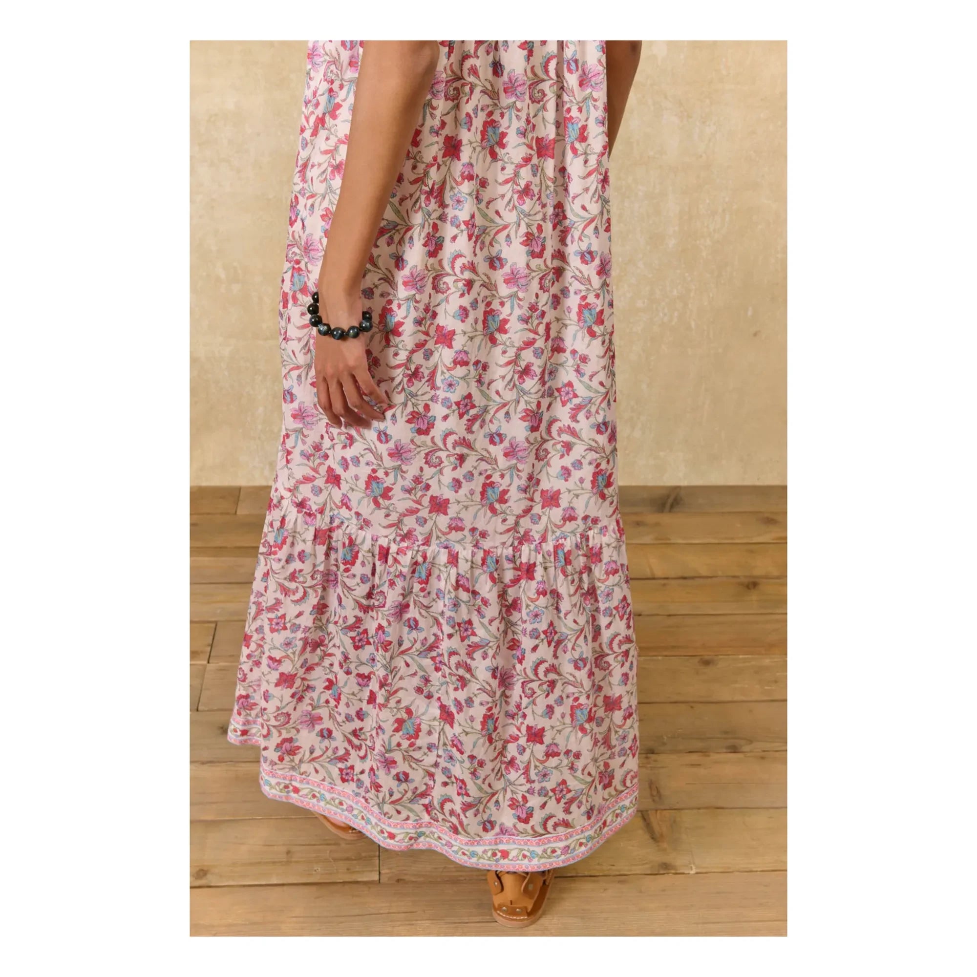 Louise Misha - Marcelette organic cotton dress | Pink