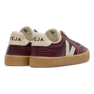 Veja - Volley Deri Bağcıklı Sneakerlar | Bordo
