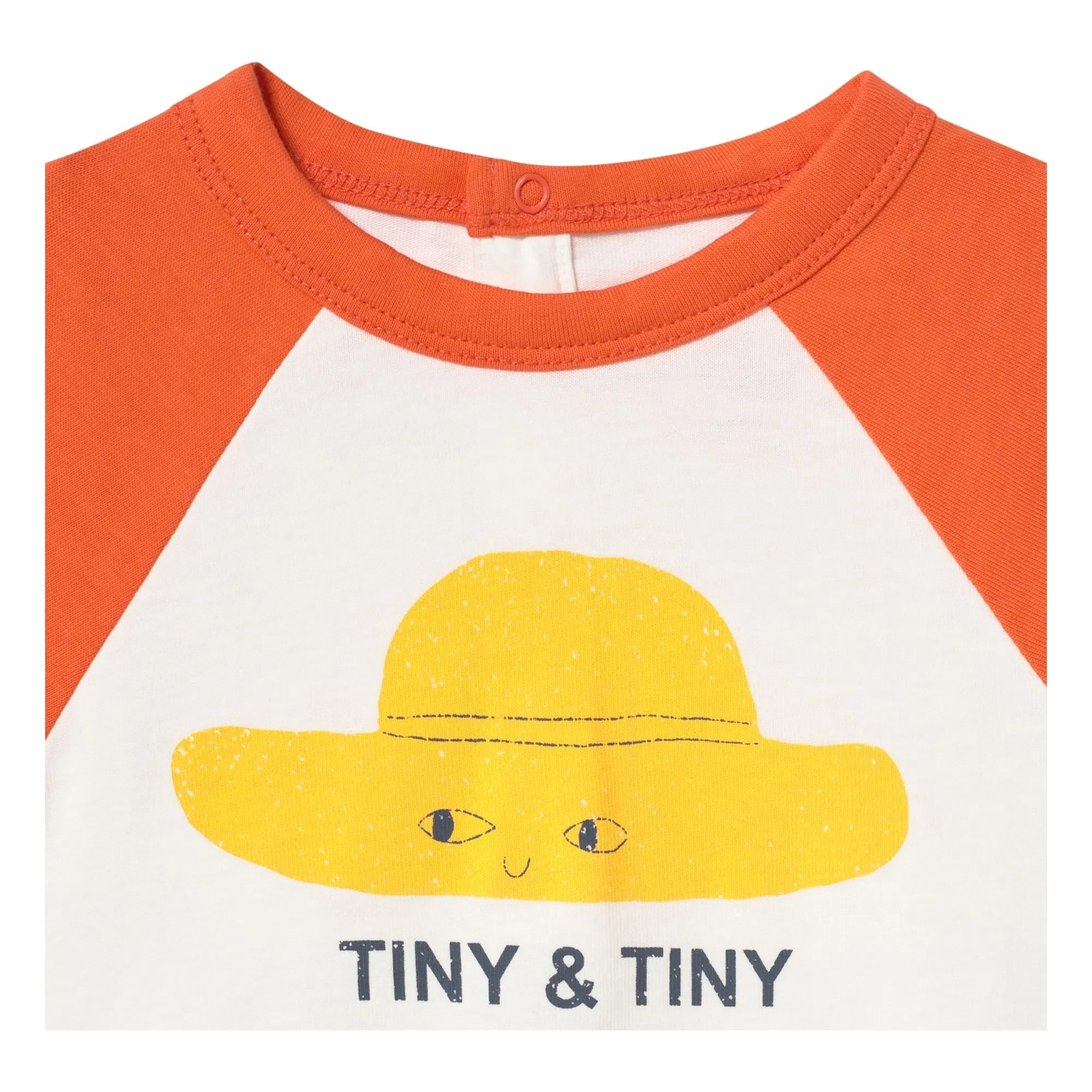 Tinycottons - Organik Pamuk Body Şapka | Beyaz