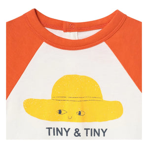 Tinycottons - Organik Pamuk Body Şapka | Beyaz