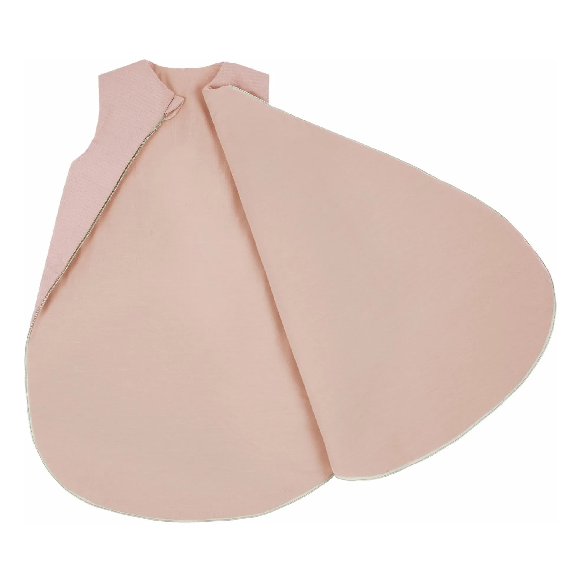 Nobodinoz - Cocoon Honeycomb-Textured Seasonal Sleeping Bag | Light Pink