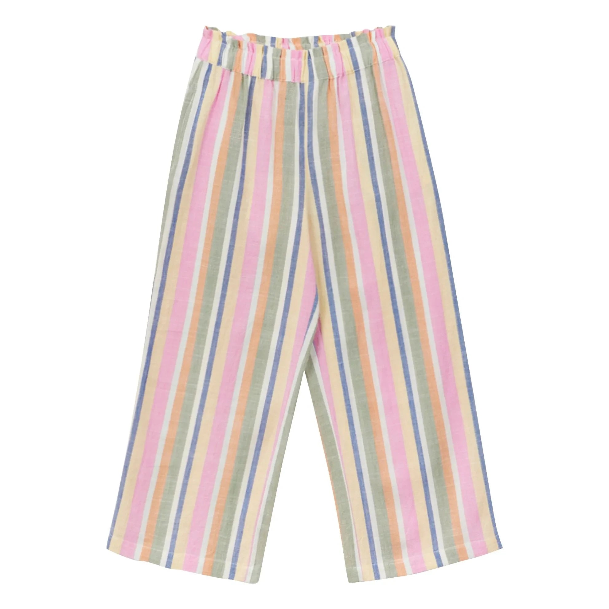 Arsène et Les Pipelettes - Gestreifte Voile-Hose | Pink