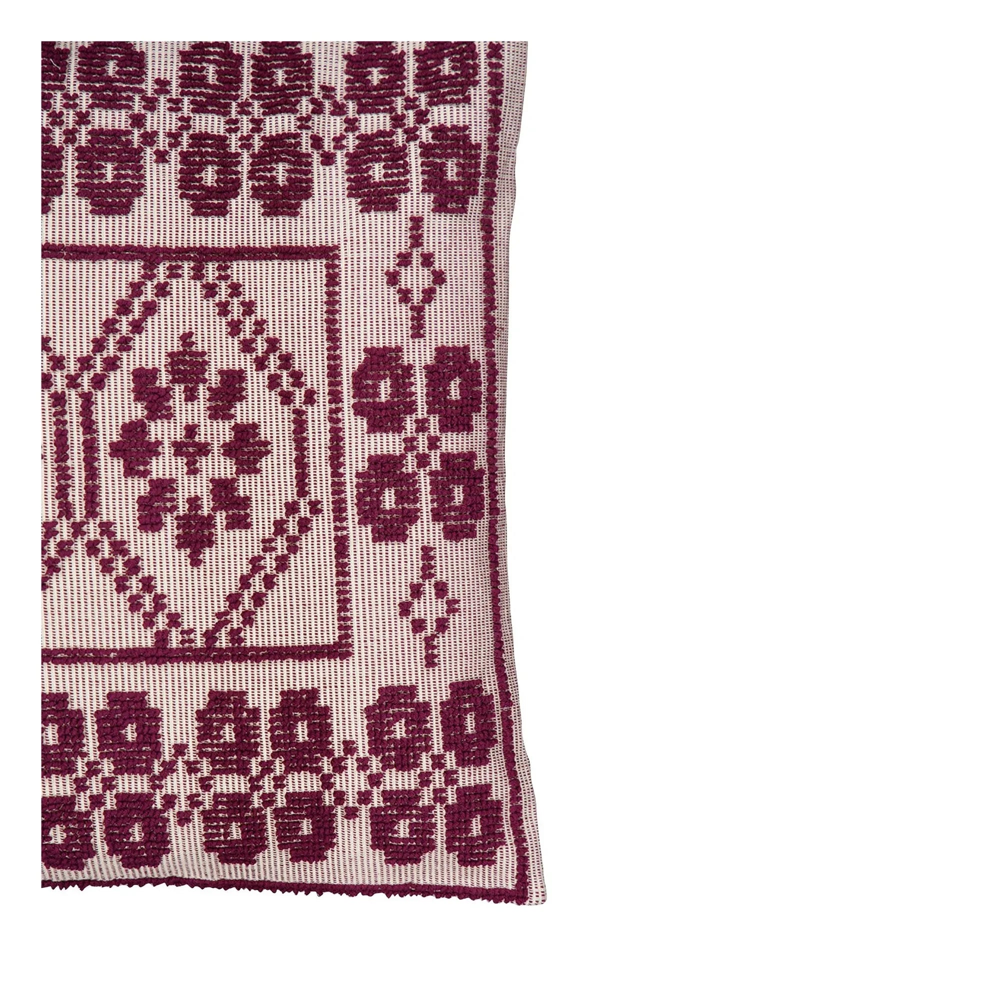 House of Capricorn - Inês nakışlı yastık | Bordo