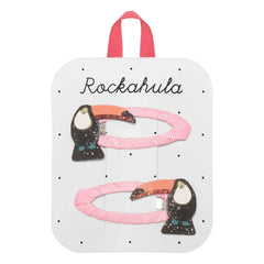 Rockahula Kids - 2 Tukandan oluşan saç tokası seti | Pembe