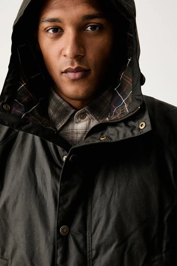 Barbour erkek wax Bedale parka