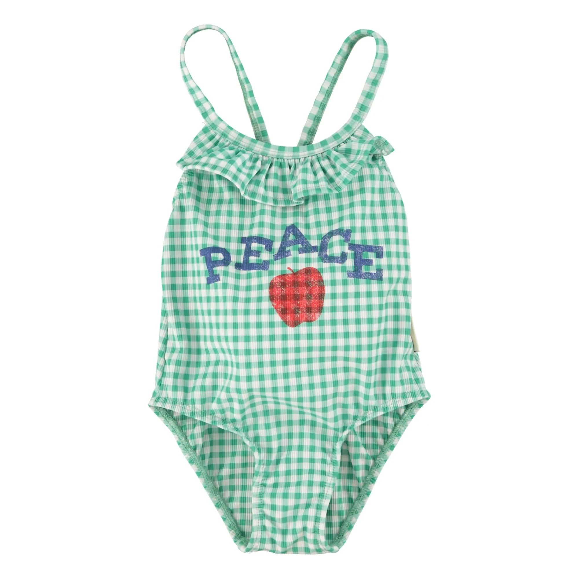 Piupiuchick – Peace Fibres Recycelte Karo-Badebekleidung | Grün