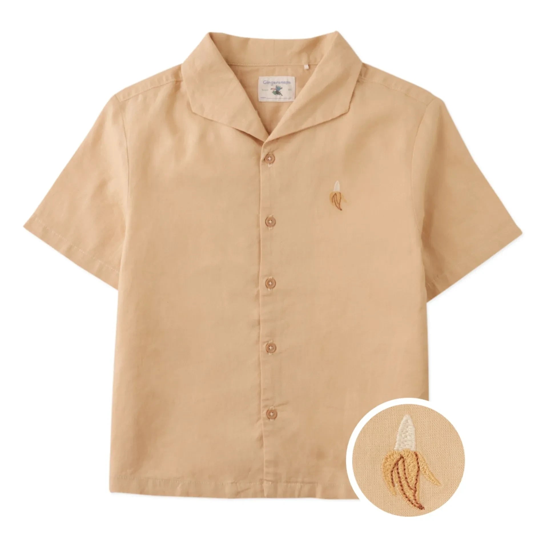 Gingersnaps - Ron Banana Leinenhemd | Beige