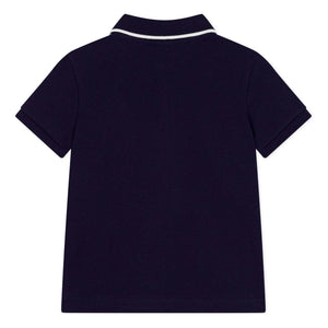 Petit Bateau - Organik pamuk polo tişört | Gece mavisi