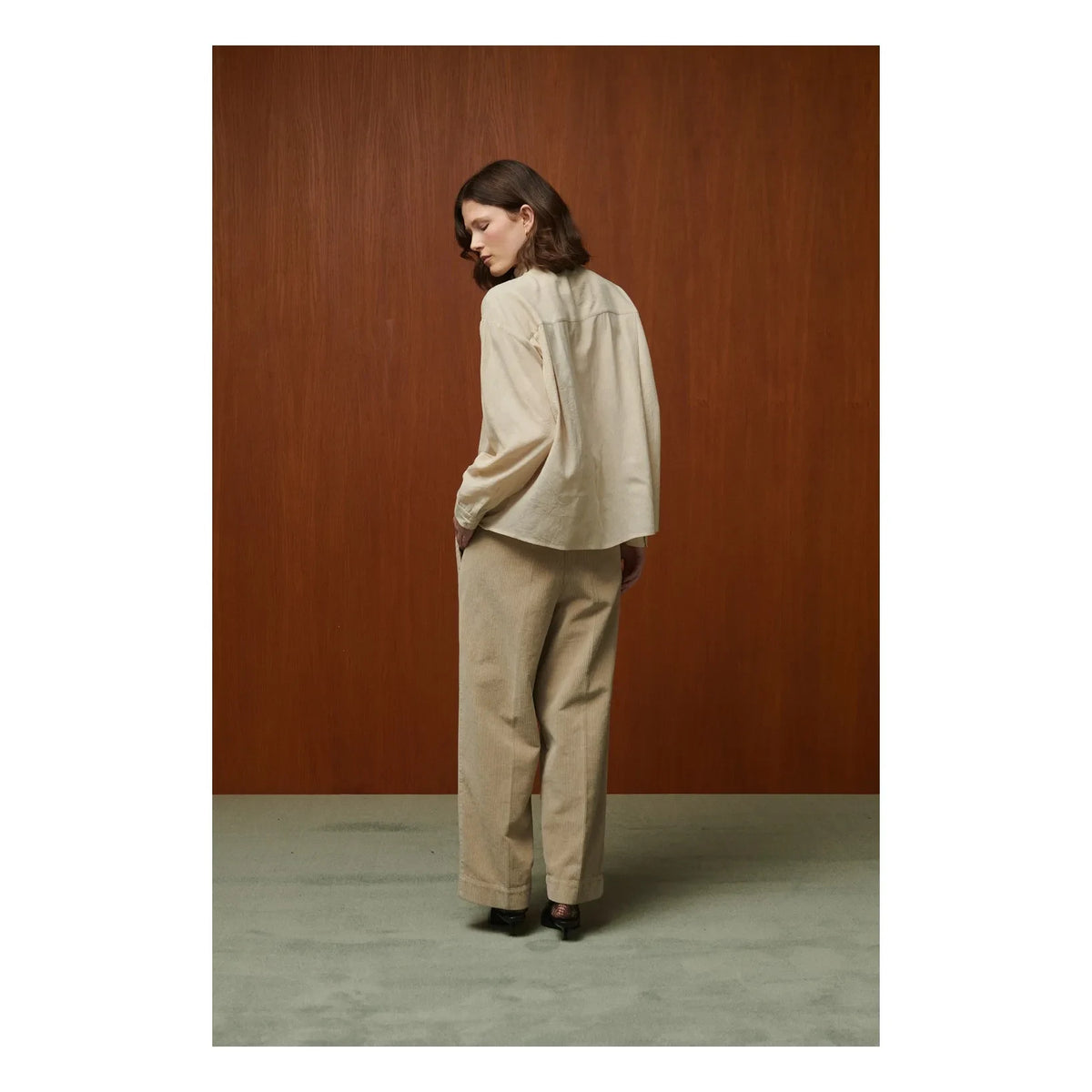 BELLEPIECE - Lee Seidenbluse | Latte