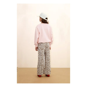 Tinycottons - Flower Sweat Organik Pamuk | Soluk Pembe