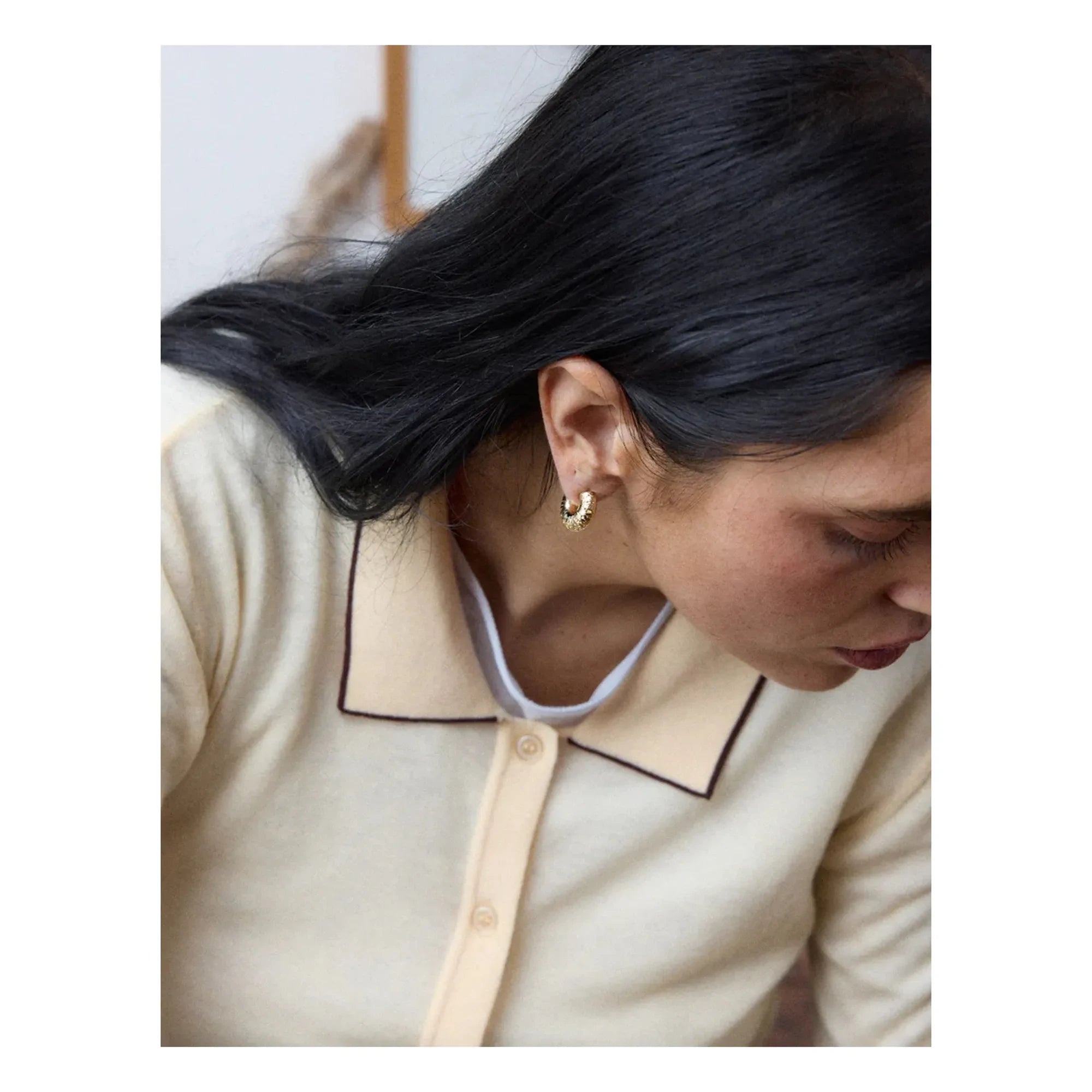 Louise Damas - La Craquelée Halka Küpeler | Gold