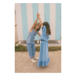 We Are Kids - Harper Organik havlu etek | Açık Mavi