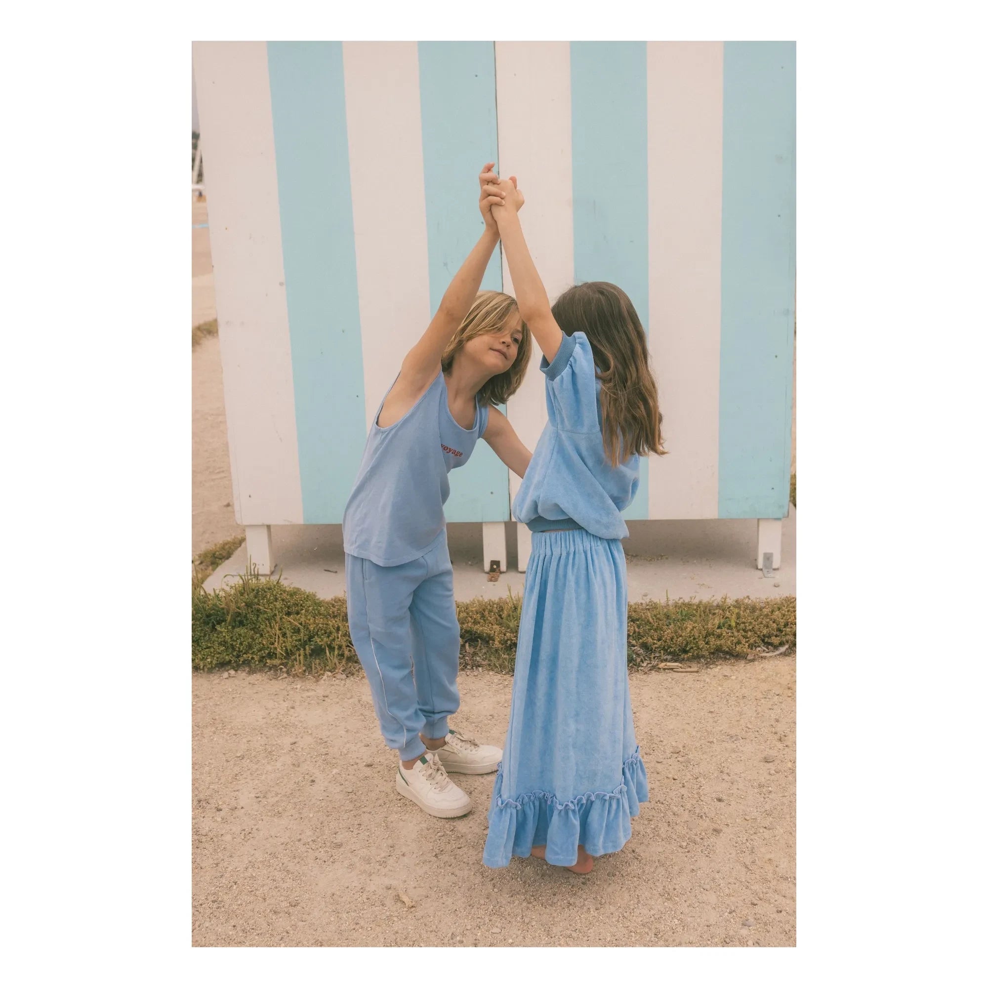 We Are Kids - Harper Organik havlu etek | Açık Mavi