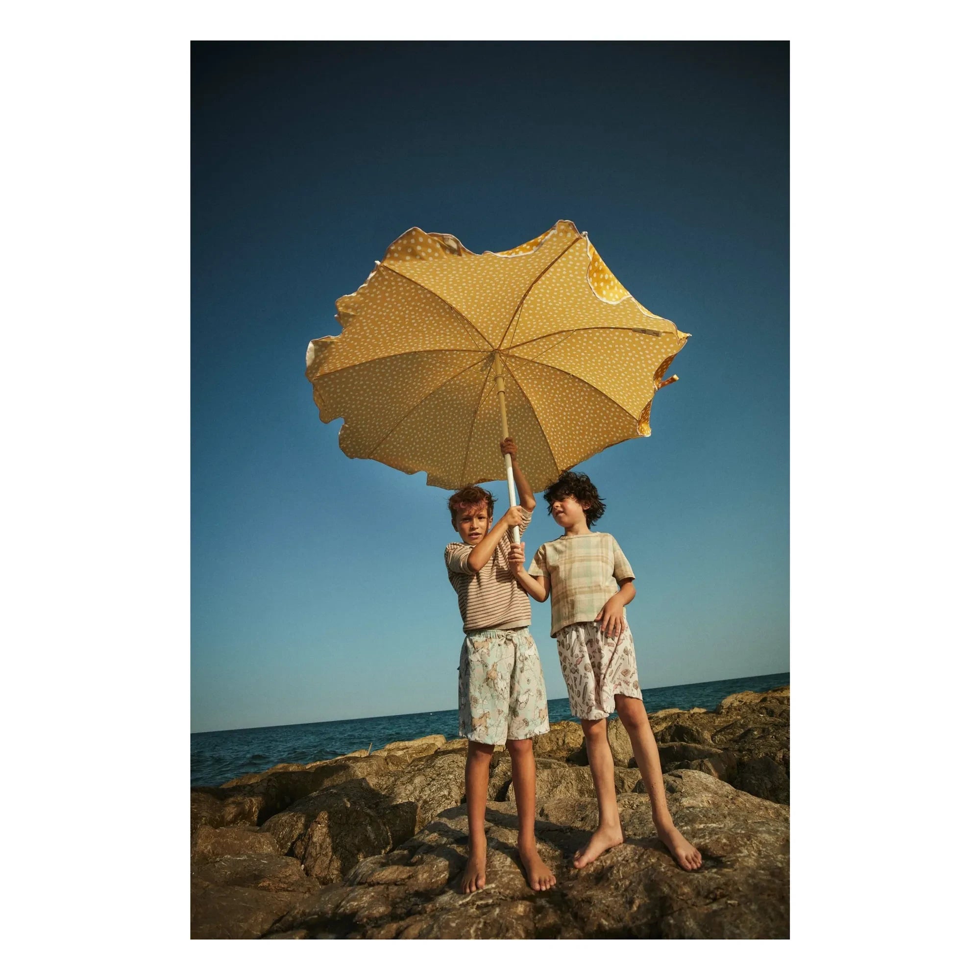Coco au Lait - Organic Cotton Polo T-Shirt | Beige