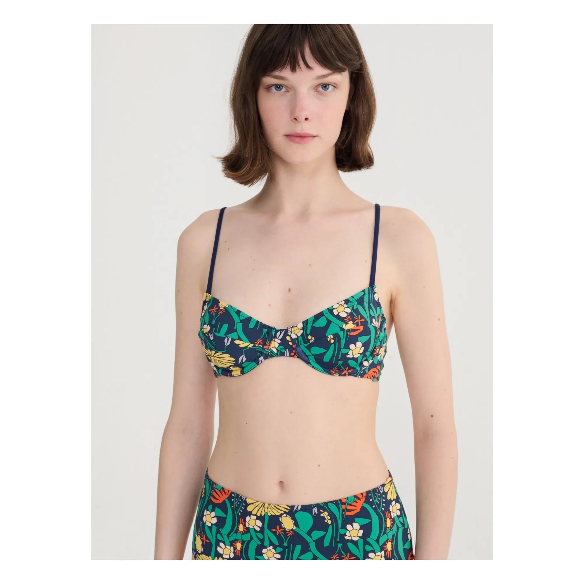 Bobo Choses - Color Herbalist bikini üstü | Yeşil