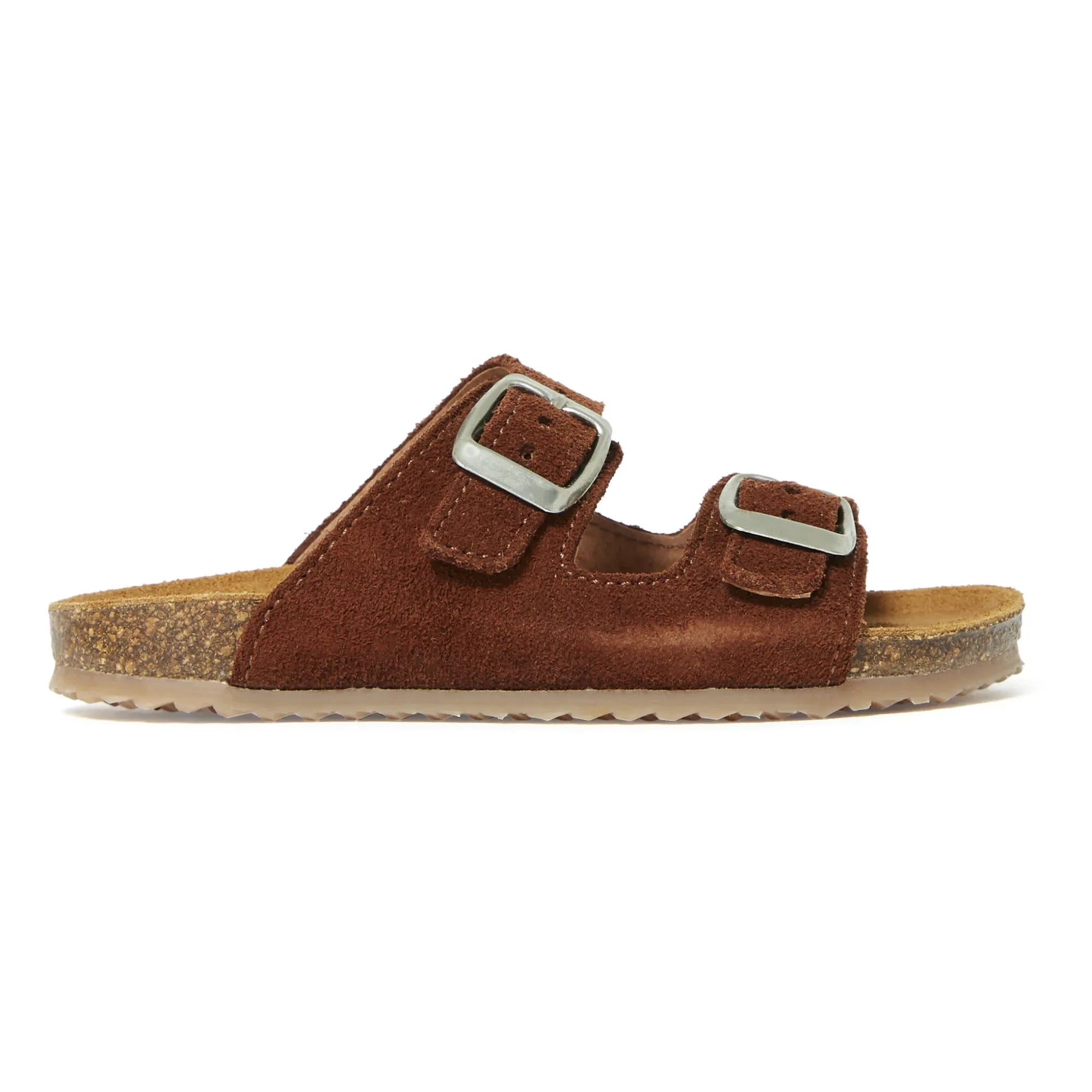 Pèpè - Two Con Me - Double Buckle Sandals | Brown