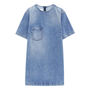 Anine Bing - Tulah Dress | Washed Blue