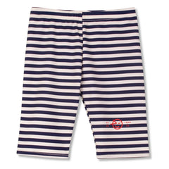 Wynken - Cycling Short Striped Recycled Fibers | Navy Blue