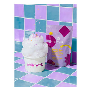 Nailmatic Kids - Renkli, çıtırdayan banyo tuzları - 60 g | Mor