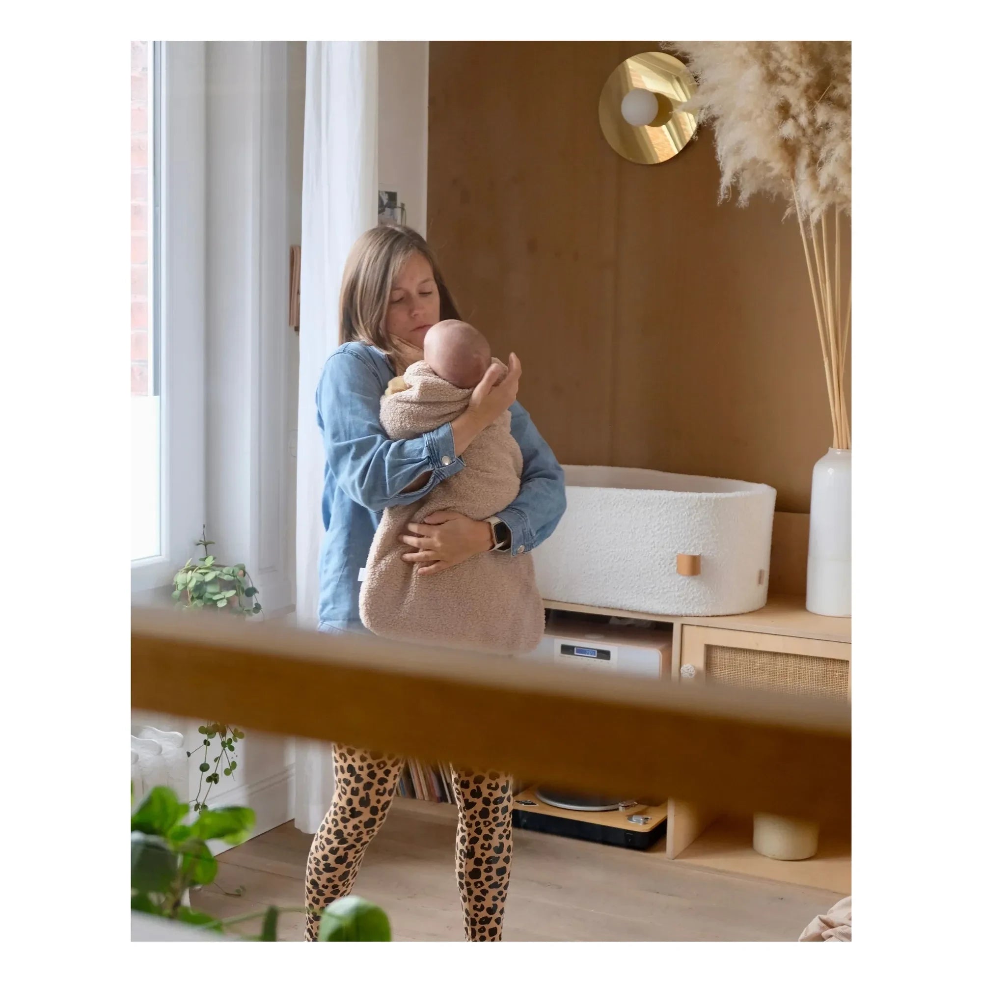 Tante Reine - Organic Cotton Sleep Sack Teddy | Sand
