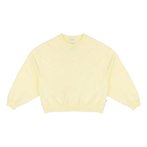 Jenest - Tammie organik pamuklu sweatshirt | Soluk sarı
