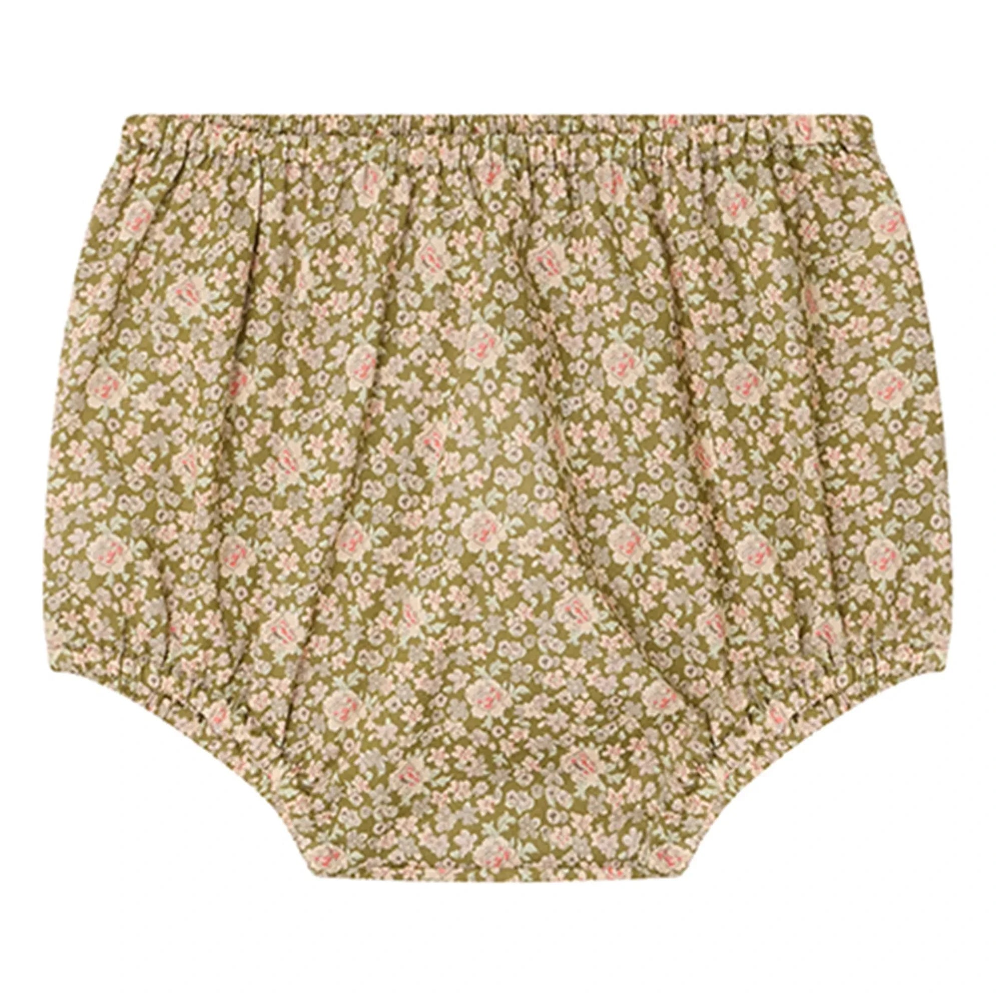 Bonpoint - Organic Cotton Liberty Aki Bloomer | Green