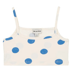 We Are Kids - Vic à Pois Organik Pamuk Crop Top | Beyaz