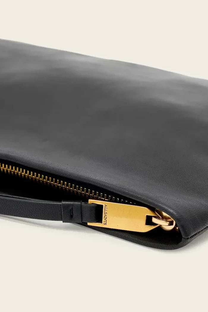 AllSaints kadın deri clutch BETTINA