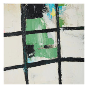 HKliving - Framed abstract painting | Beige