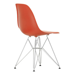 Vitra - DSR Plastik sandalye - krom çerçeve - Charles & Ray Eames | Rouge coquelicot
