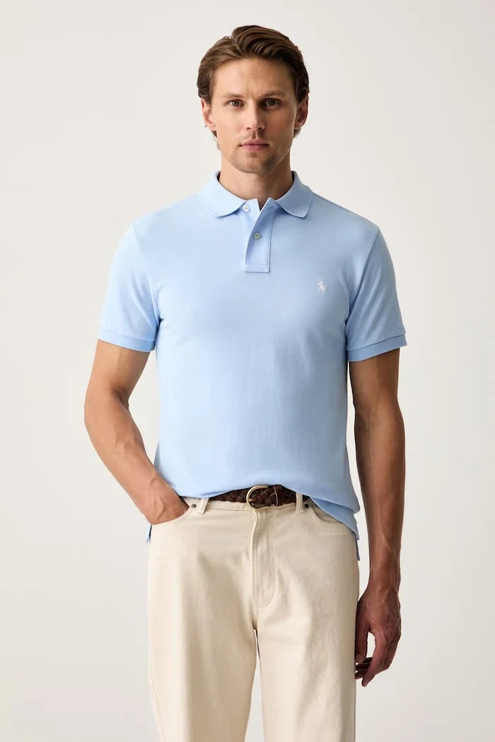 Polo Ralph Lauren Erkek Pamuklu Polo Yaka Tişört