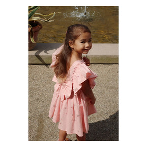 Konges Sløjd - Evia Cerises bow dress | Pink
